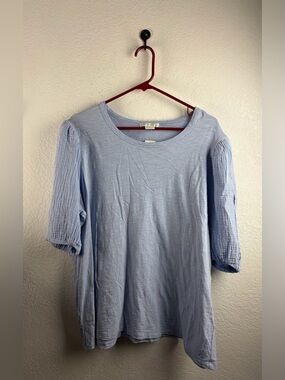 Design History Lavender Blouse Size 1X